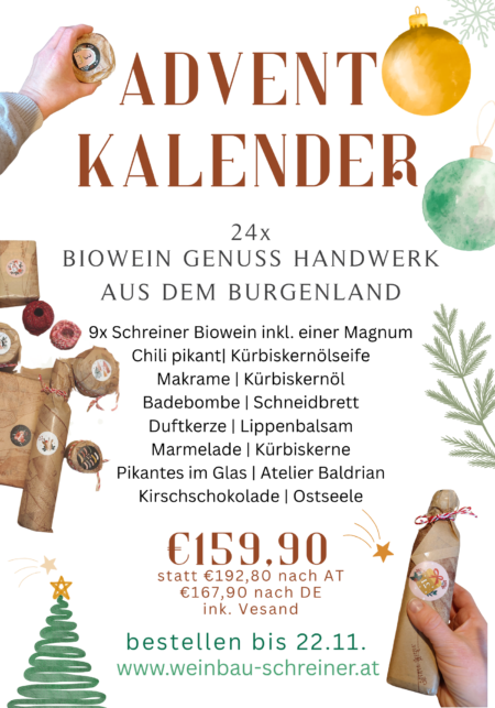 ADVENTKALENDER<br><span class="zusatzinfo">Wein Genuss Handwerk</span>